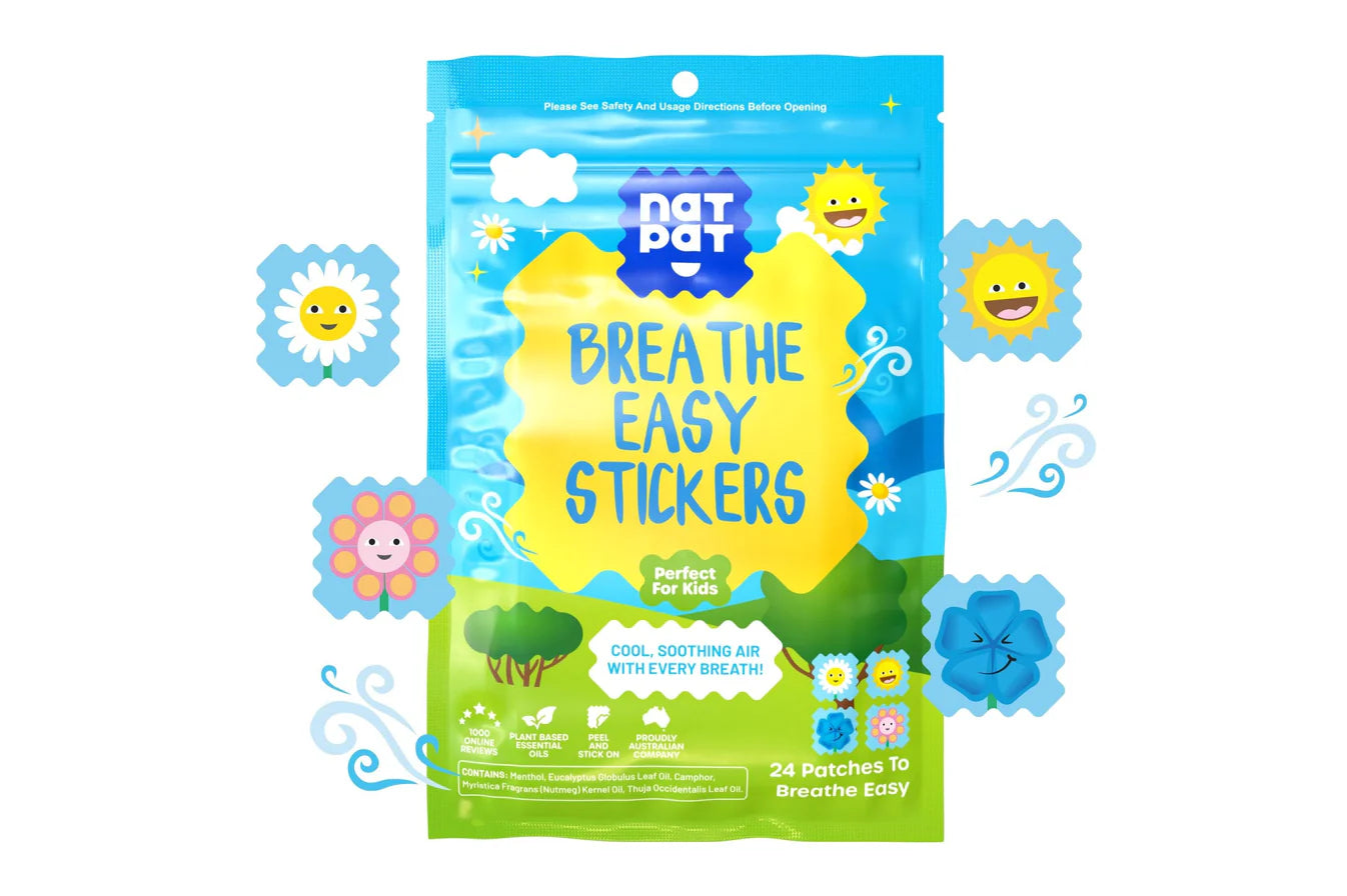 Breathe Easy Congestion Relief Stickers