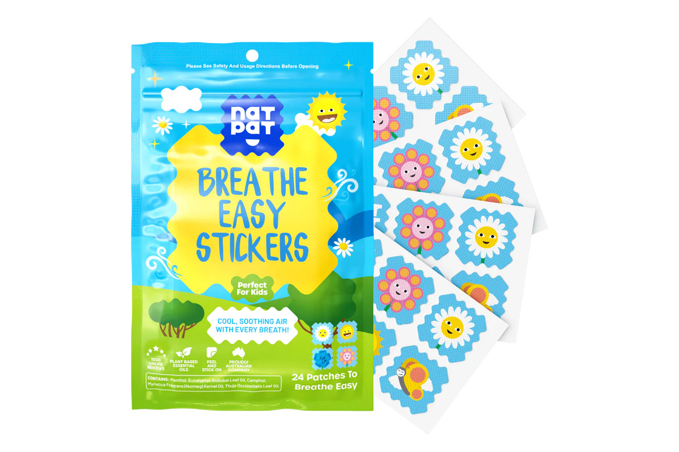 Breathe Easy Congestion Relief Stickers