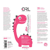 ORL Bubblegum Mouthwash (500 Ml / 16.9 oz)