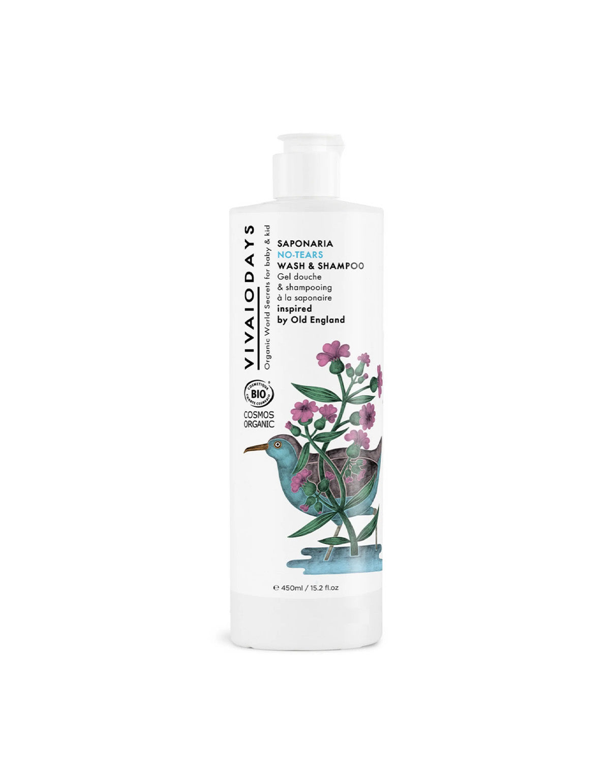 Saponaria No-Tears Wash & Shampoo 450ml