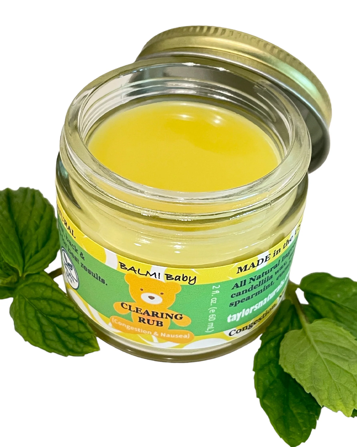 BALM! Baby - Clearing Rub - Natural Chest Vapor Rub w/ Eucalyptus