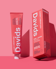 Davids kids + adults premium toothpaste / strawberry watermelon